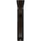 Ekena Millwork Versailles Wrought Iron Bracket, (Triple center brace), Antiqued Brass 2"W x 7 1/2"D x 10"H BKTM02X07X10TVEABS - alternate 7